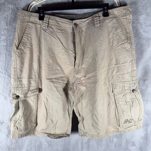 Harley-Davidson Mens Khaki‎ Tan Ripstop Cargo Shorts 38 96678-12VM Biker Moto